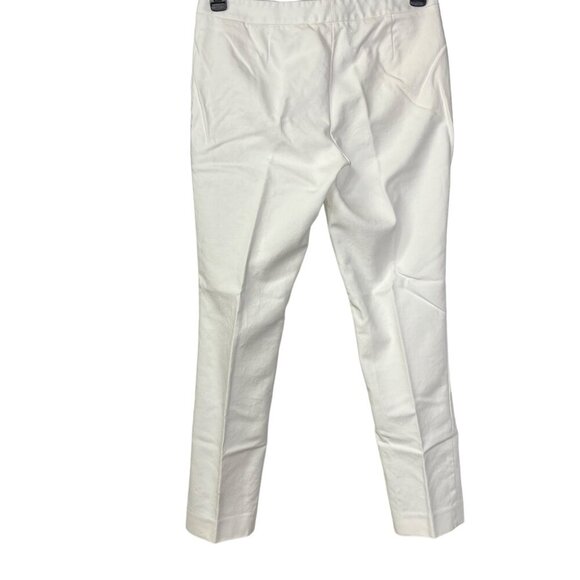 VINCE CAMUTO WHITE CASUAL SLIM LEG PANTS SIZE 4 - Picture 4 of 6